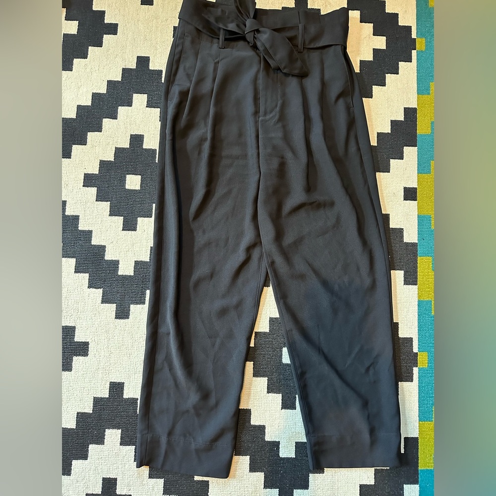COPY - Madewell Tie-waist Pants | Black | Size 4